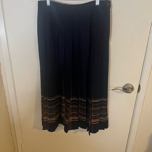 Pendleton Navy Plaid Skirt